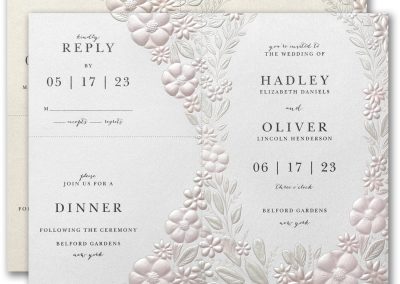 Floral Garden wedding invitation from from Things I Do